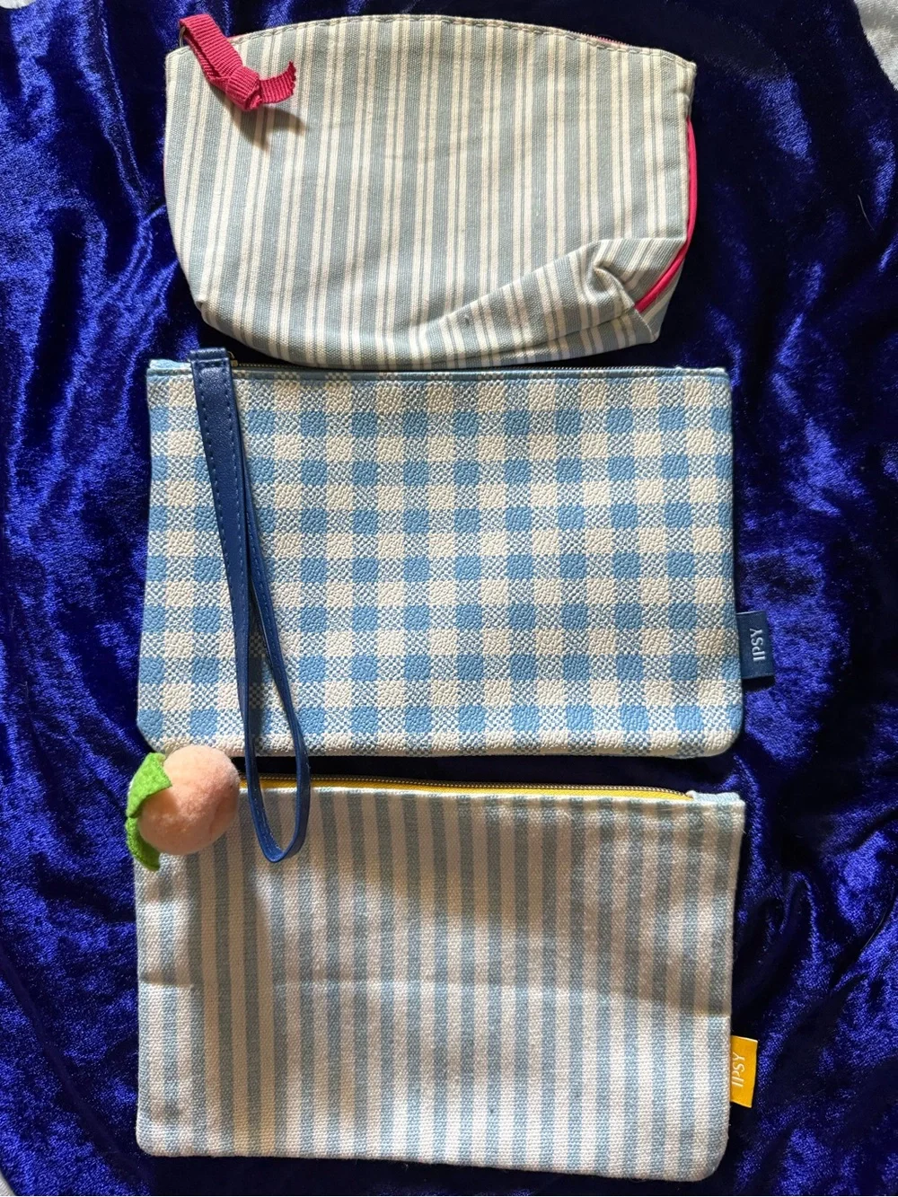 Makeup Bag Bundle - Classic Blues